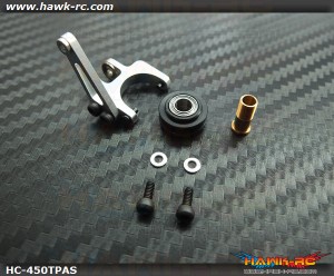 Hawk Creation 450Pro/V2 New Design Tail Pitch Assembly (Silver)